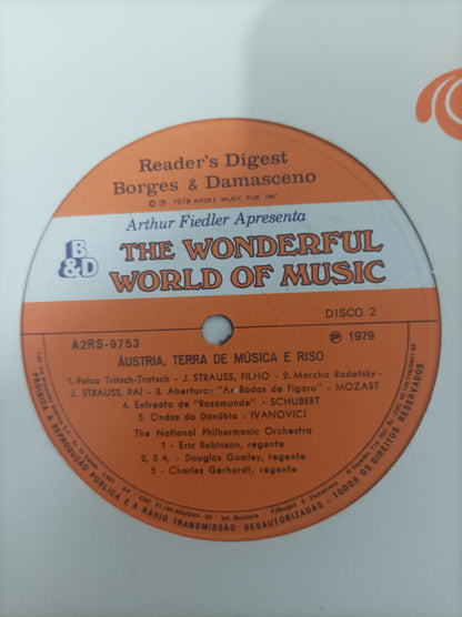 Lp Vinil Arthur Fiedler Wonderful World of Music C/ Encartes