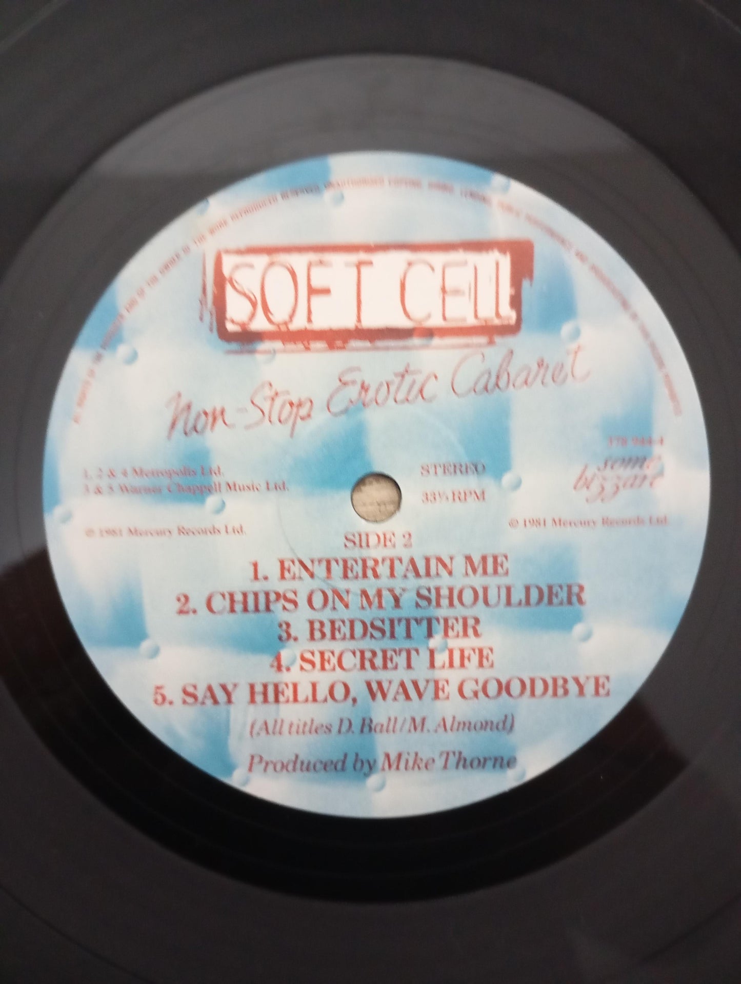 Lp Vinil Soft Cell Non-Stop Erotic Cabaret 2014 Europe Imp