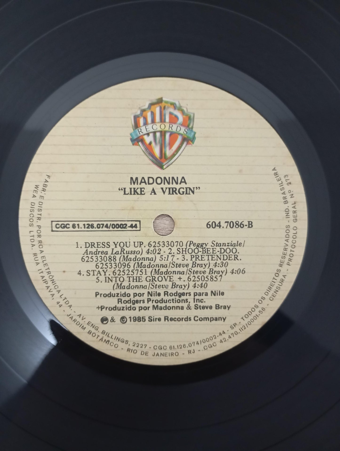 Lp Vinil Madonna Like A Virgin