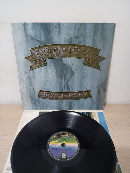 Lp Vinil Bon Jovi New Jersey Com Encarte