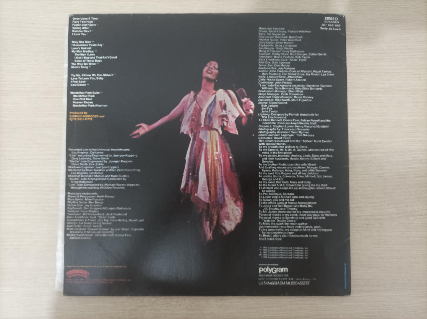 Lp Vinil Donna Summer Live And More Duplo