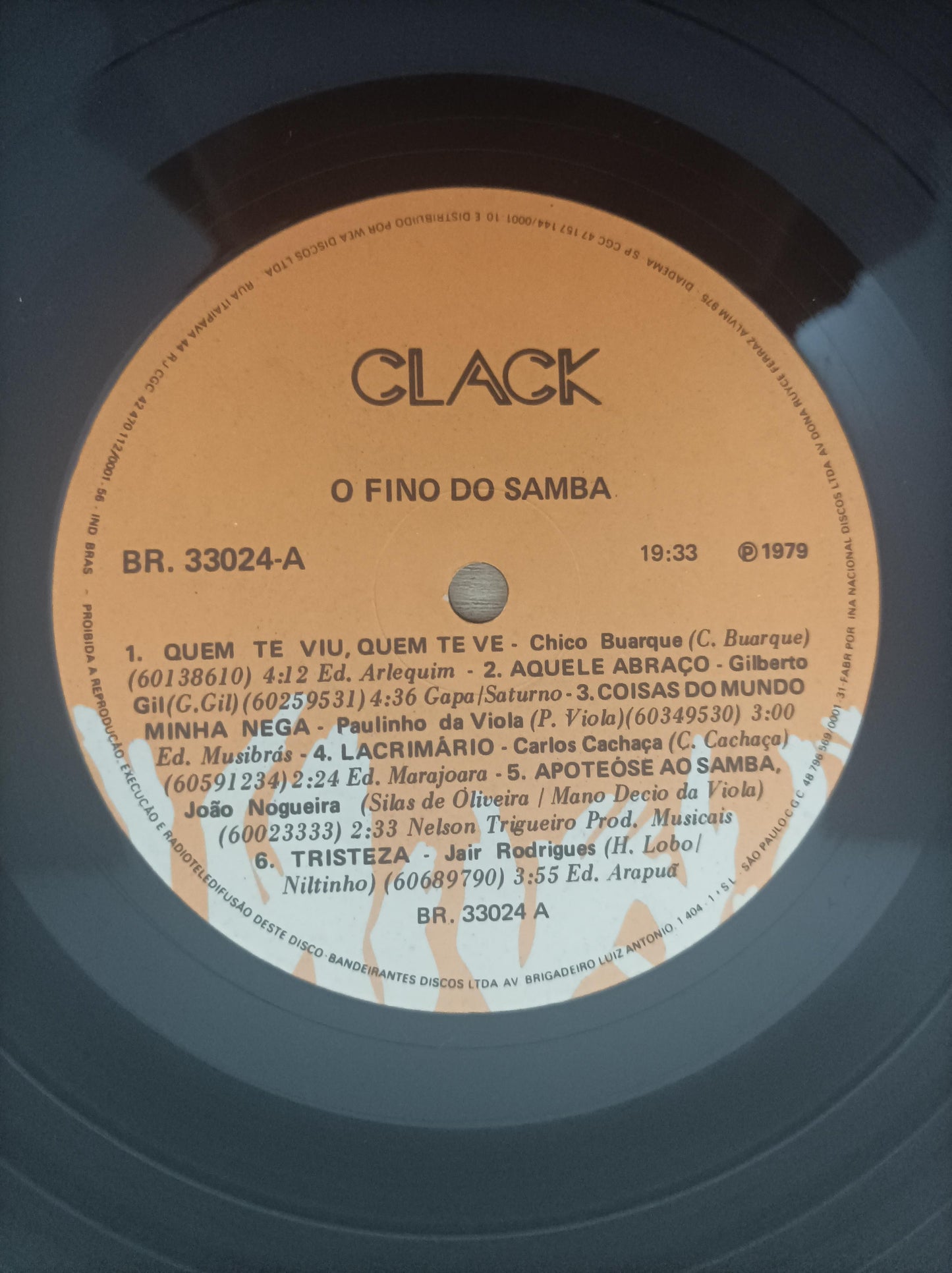 Lp Vinil O Fino do Samba