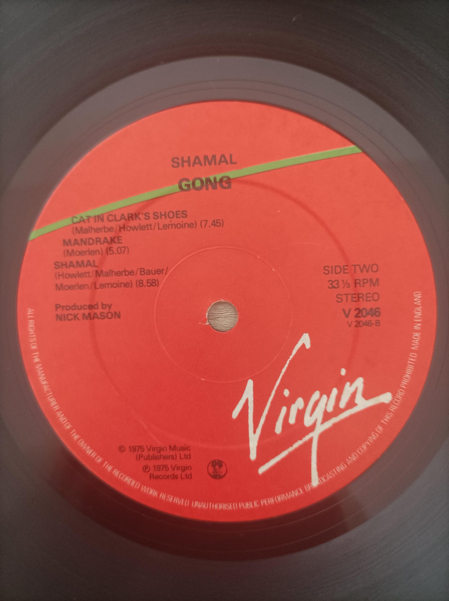 Lp Vinil Gong Shamal Importado