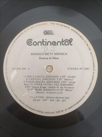 Disco Vinil Branca Mete Bronca! Branca Di Neve A
