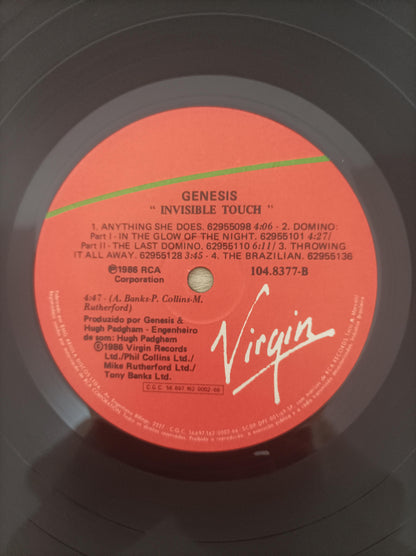 Disco Vinil Invisible Touch Genesis A