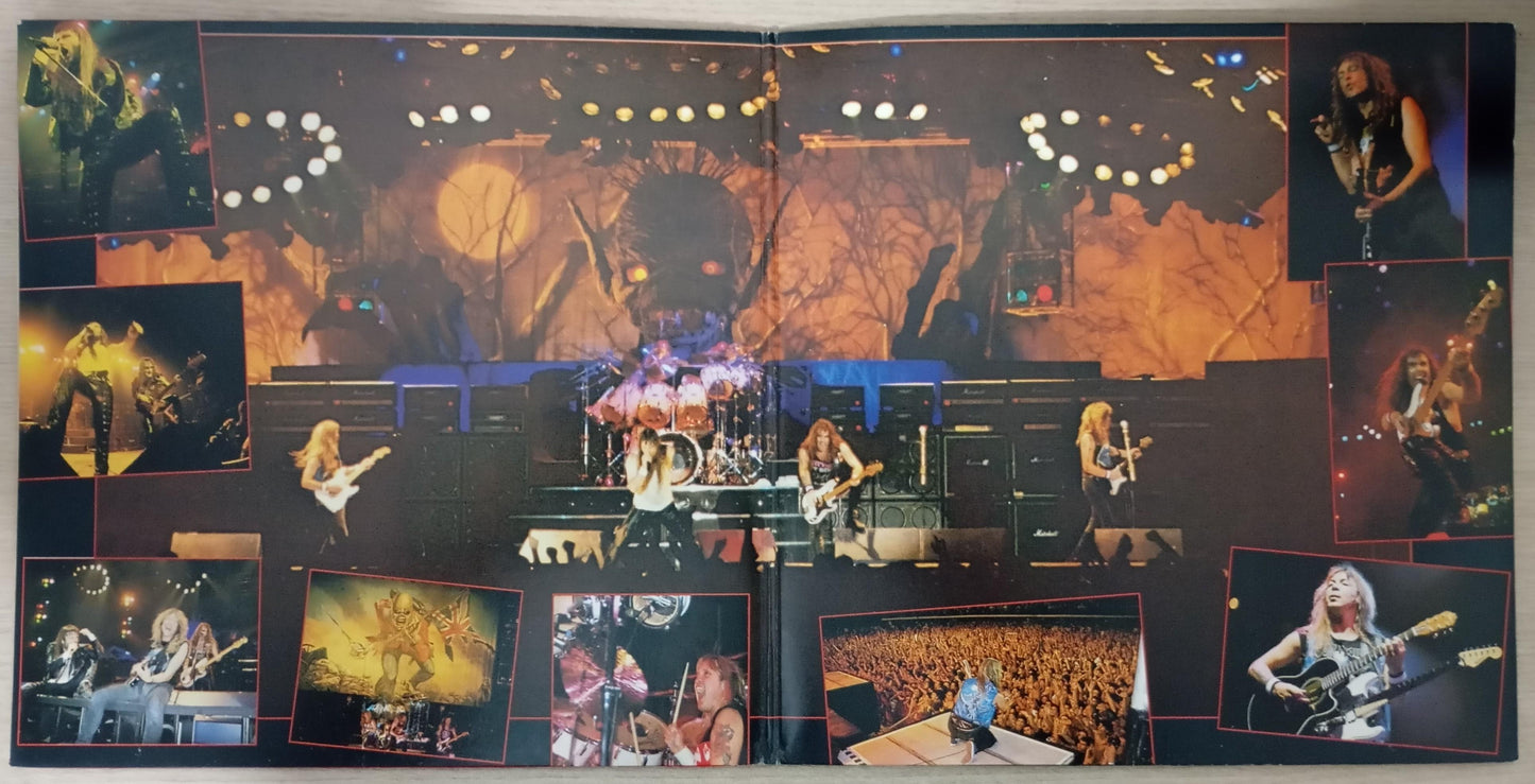 Lp Vinil Iron Maiden A Real Live One Capa Dupla Com Encarte