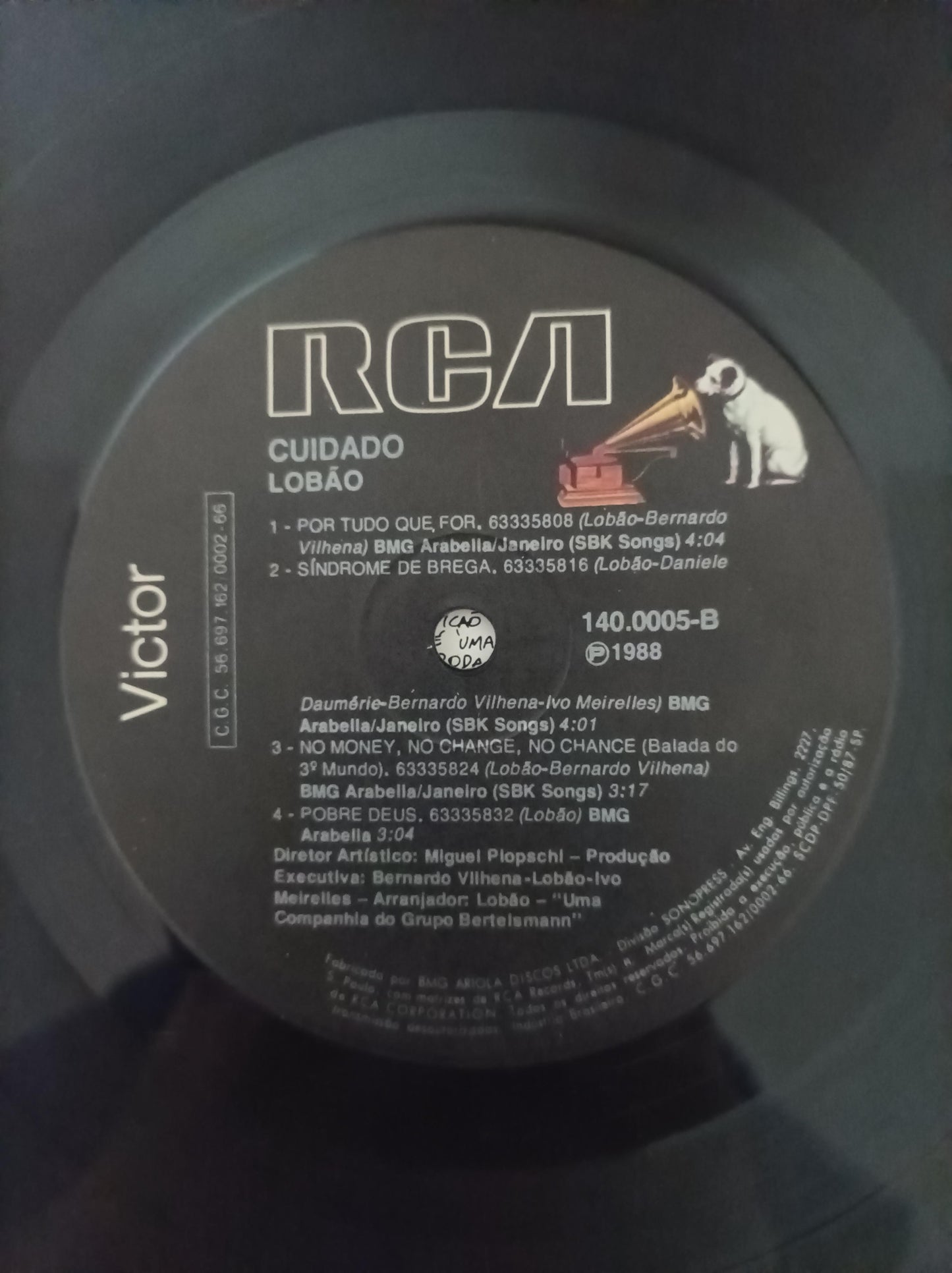 Lp Vinil Lobão Cuidado Com Encarte