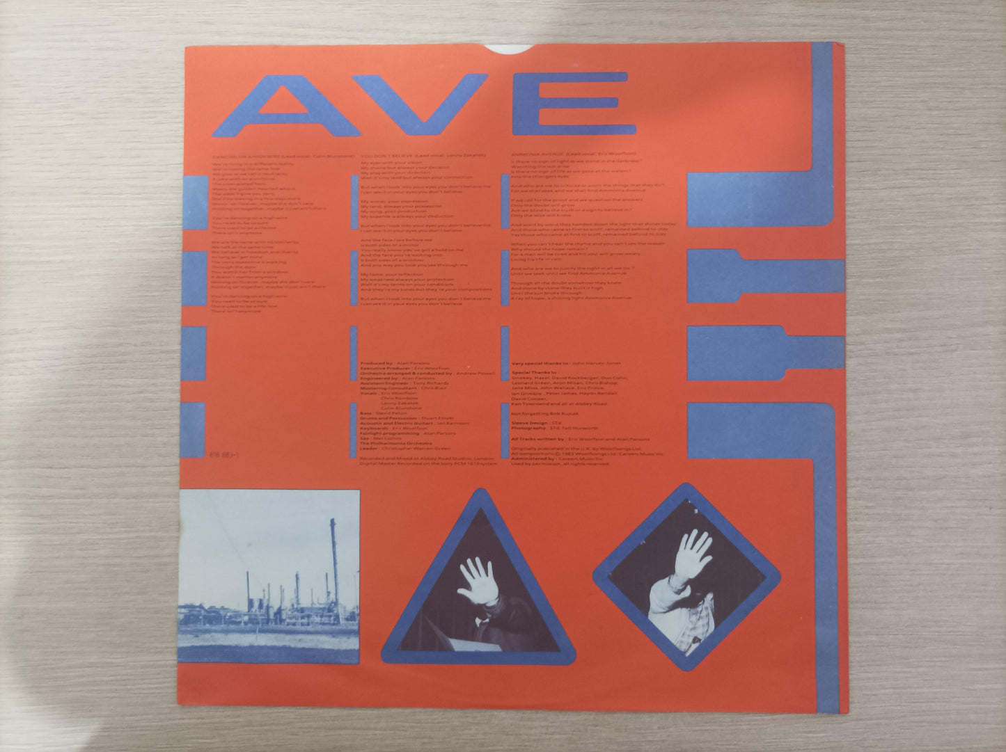 Lp Vinil The Alan Parsons Project Ammonia Avenue Com Encarte