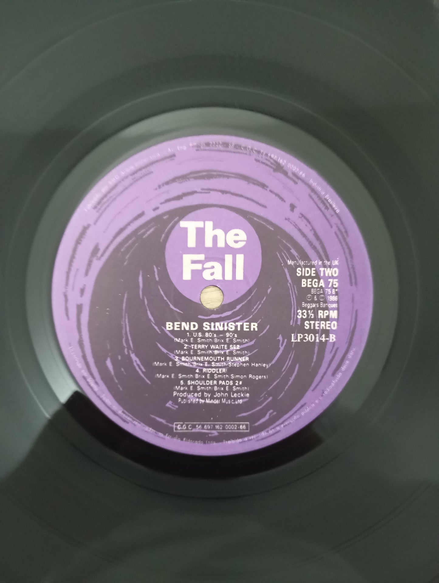 Lp Vinil The Fall Bend Sinister Com Encarte