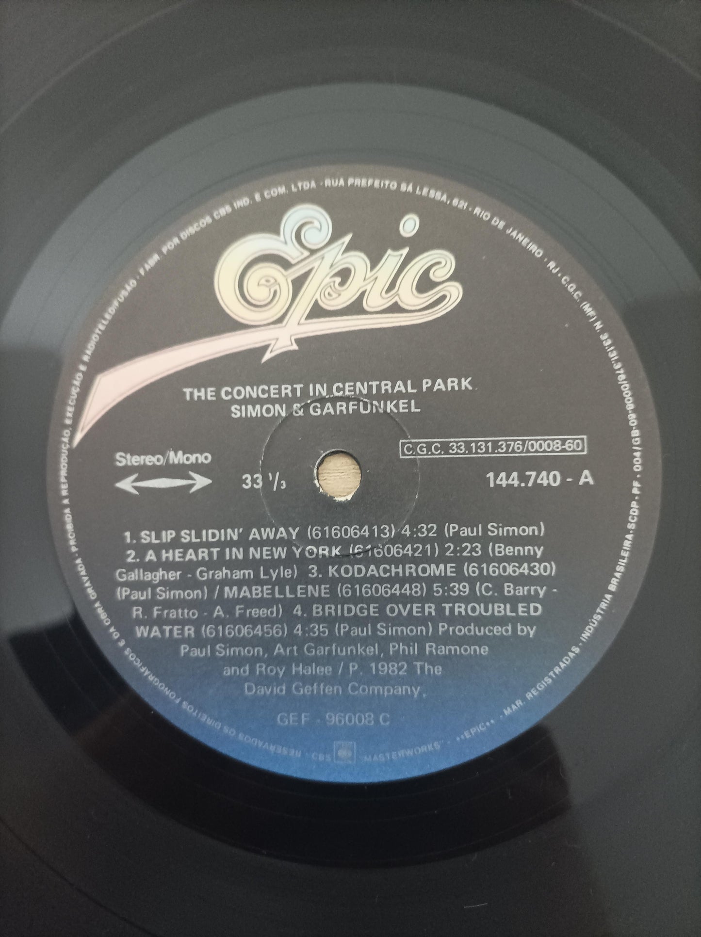 Disco Vinil Concert Central Park Simon & Garfunkel Duplo B