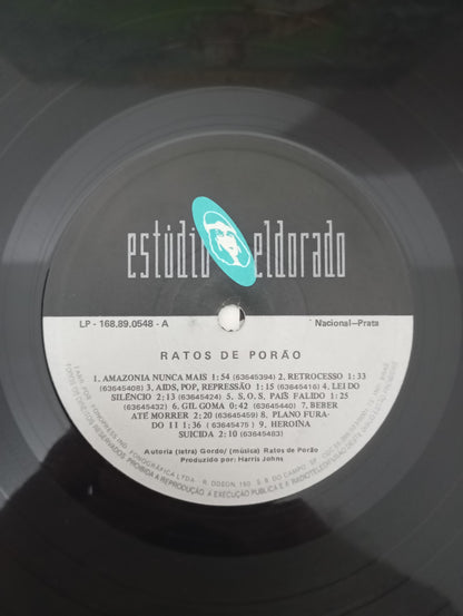 Lp Vinil Ratos De Porão Brasil Com Encarte