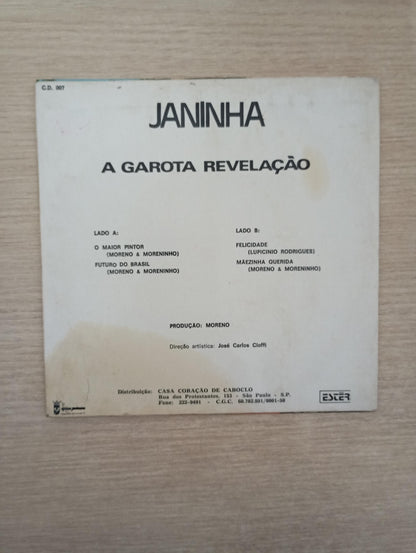 Compacto Vinil Janinha Garota Revelação Pintor / Felicidade