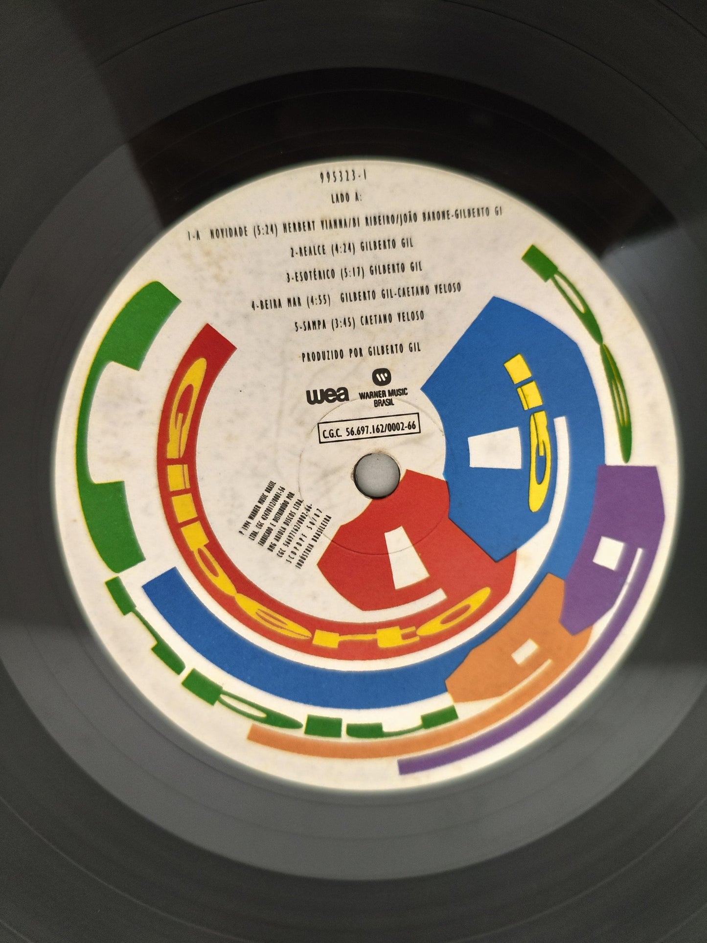 Lp Vinil Gilberto Gil Unplugged Com Encarte