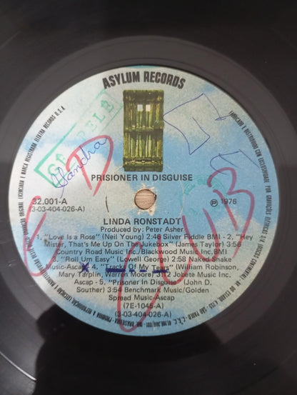 Lp Vinil Linda Ronstadt Prisoner In Disguise Capa Dupla