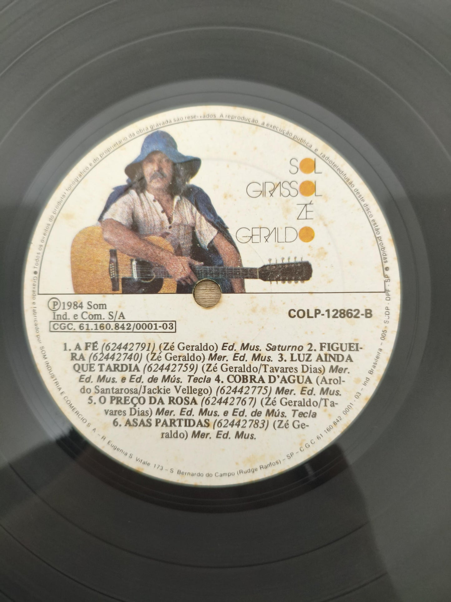Lp Vinil Zé Geraldo Sol Girassol