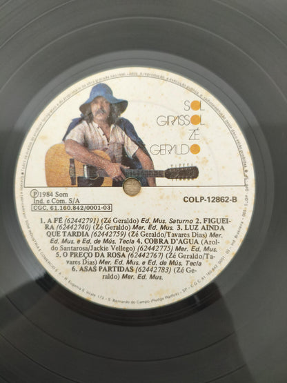 Lp Vinil Zé Geraldo Sol Girassol