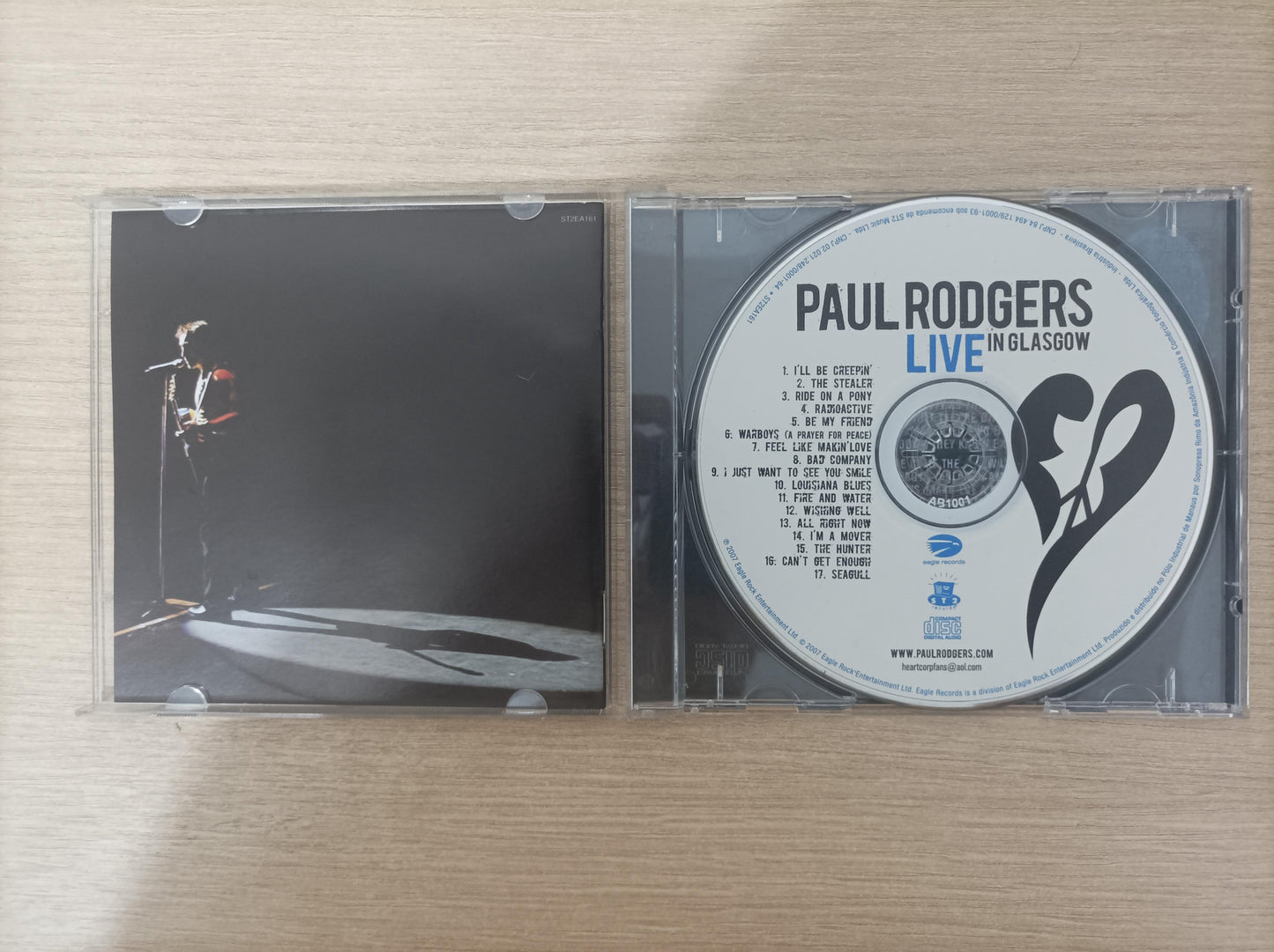 CD Paul Rodgers Live In Glasgow