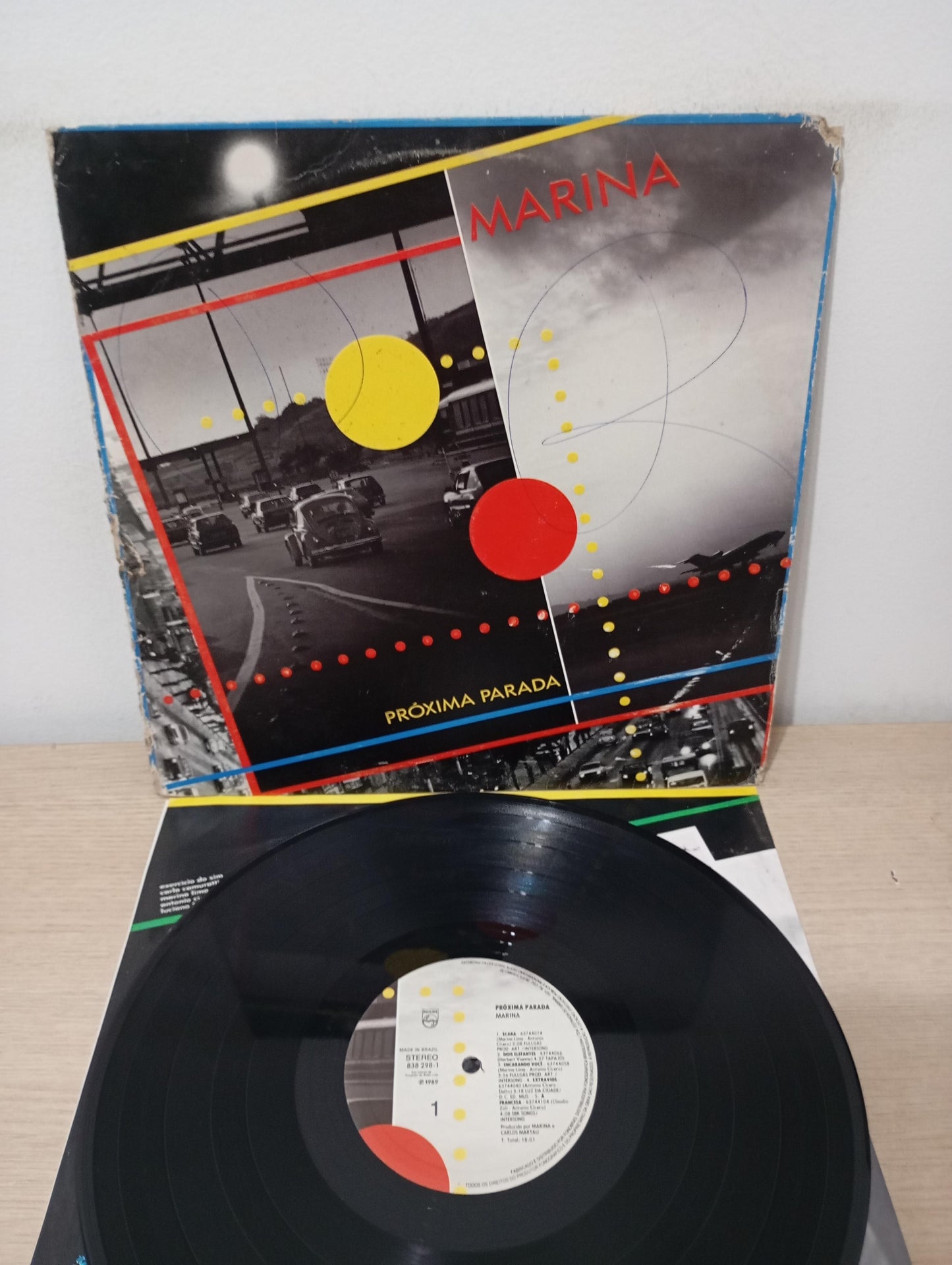 Lp Vinil Marina Lima Próxima Parada Com Encarte