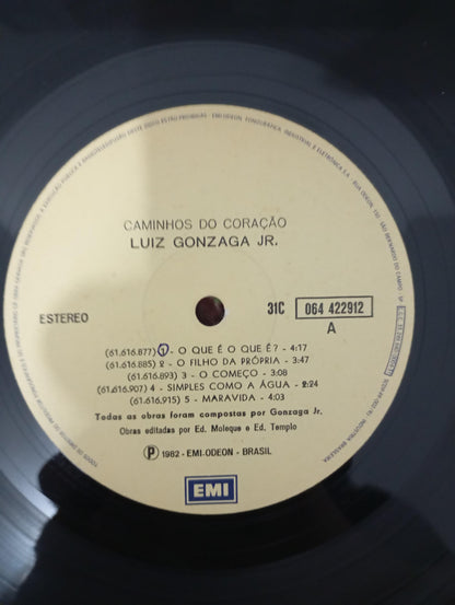 Lp Vinil Gonzaguinha Caminhos Do Coração Com Encarte