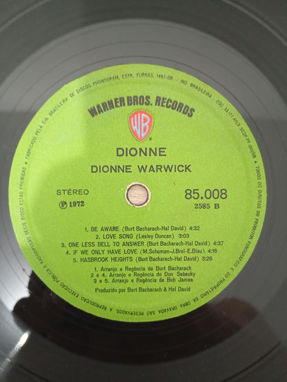 Lp Vinil Dionne Warwick 1972