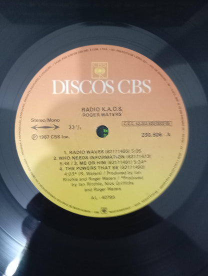 Lp Vinil Roger Waters Radio K.A.O.S Com Encarte