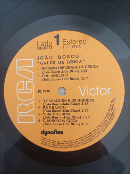 Lp Vinil João Bosco Galos De Briga Com Encarte