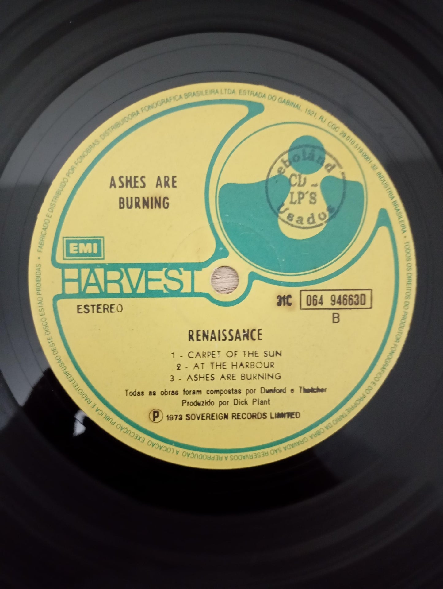Lp Vinil Renaissance Ashes Are Burning Capa Dupla