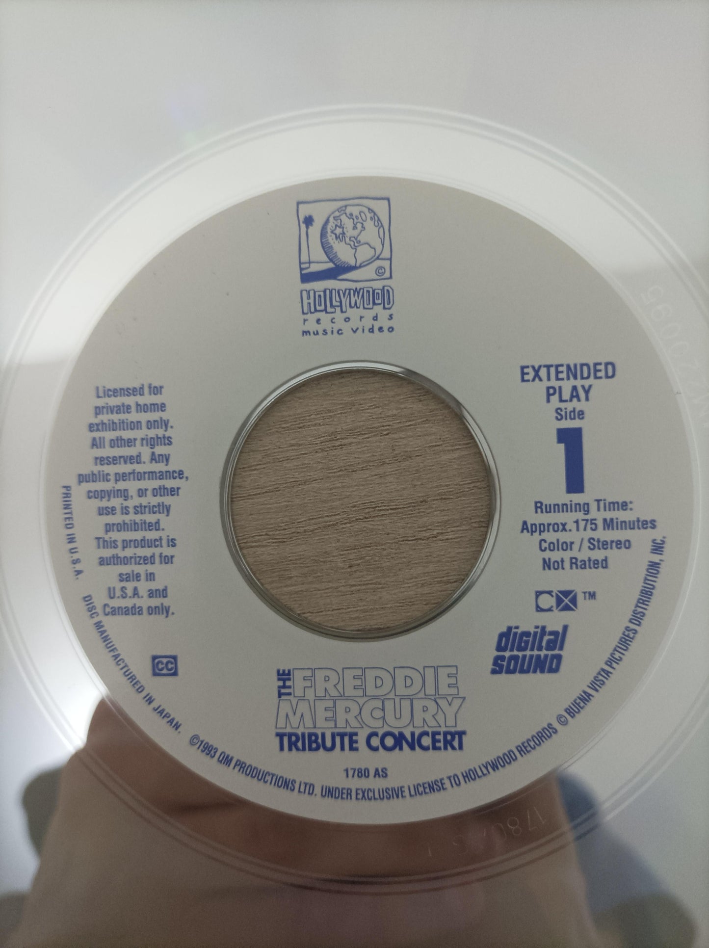 LD LaserDisc Freddie Mercury Tribute Concert Duplo Importado