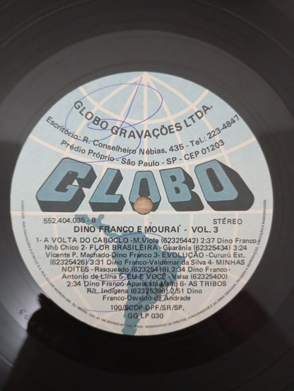 Lp Vinil Dino Franco e Mourai 3º Volume