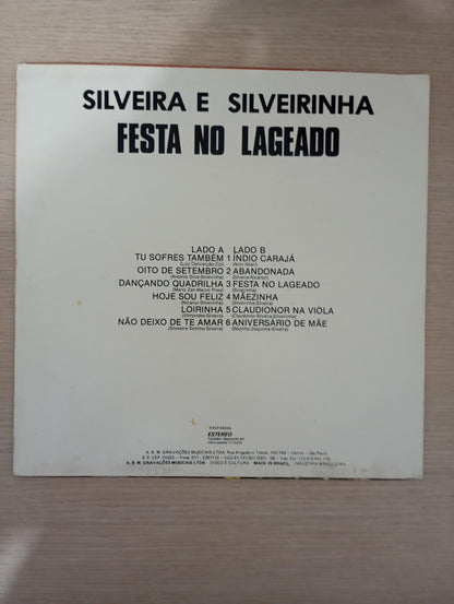 Lp Vinil Silveira e Silveirinha Festa no Lageado