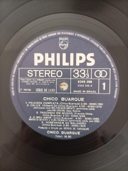Lp Vinil Chico Buarque 1978 Com Encarte