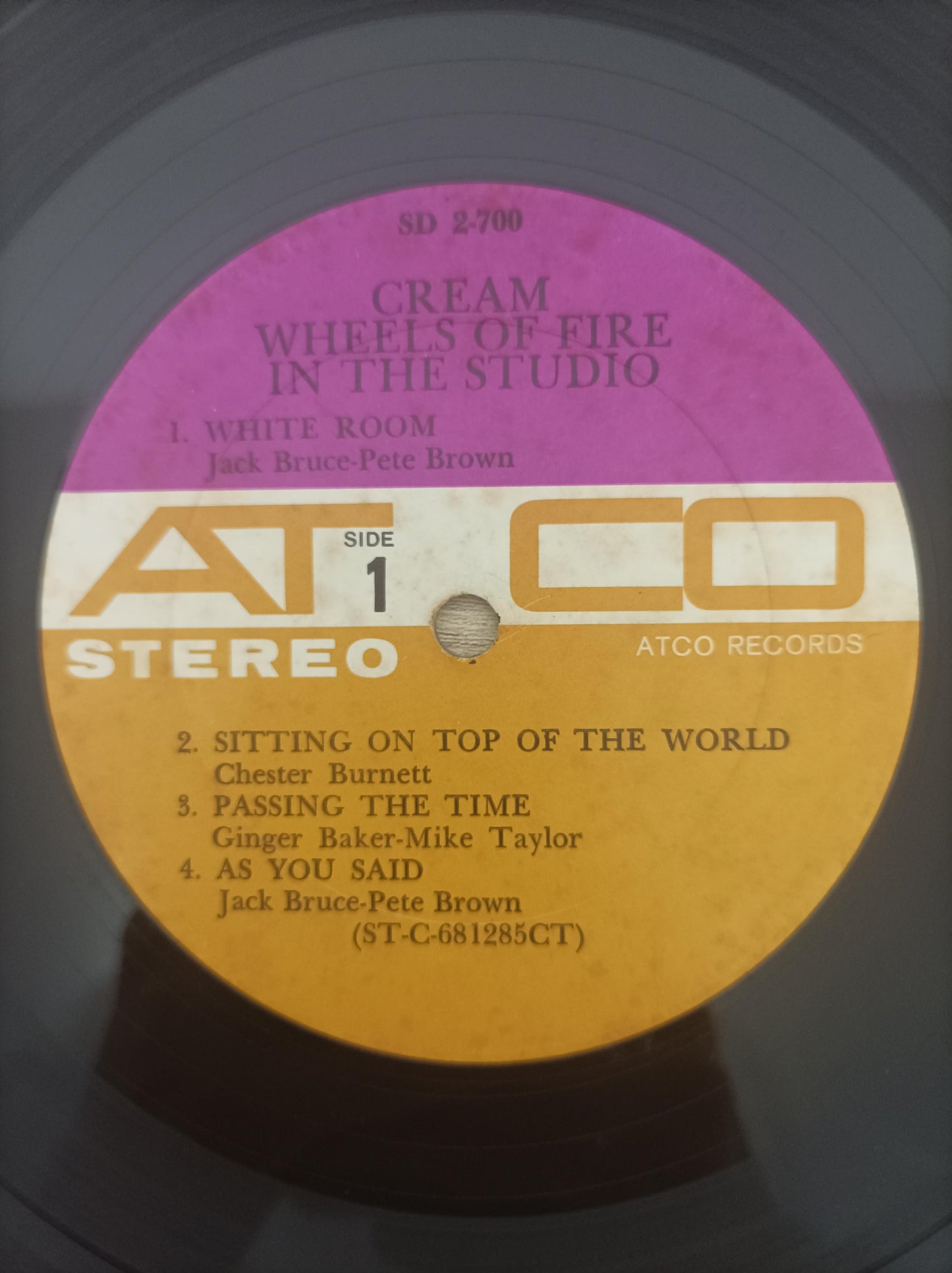 Lp Vinil Cream Wheels Of Fire Duplo Com Encarte Importado