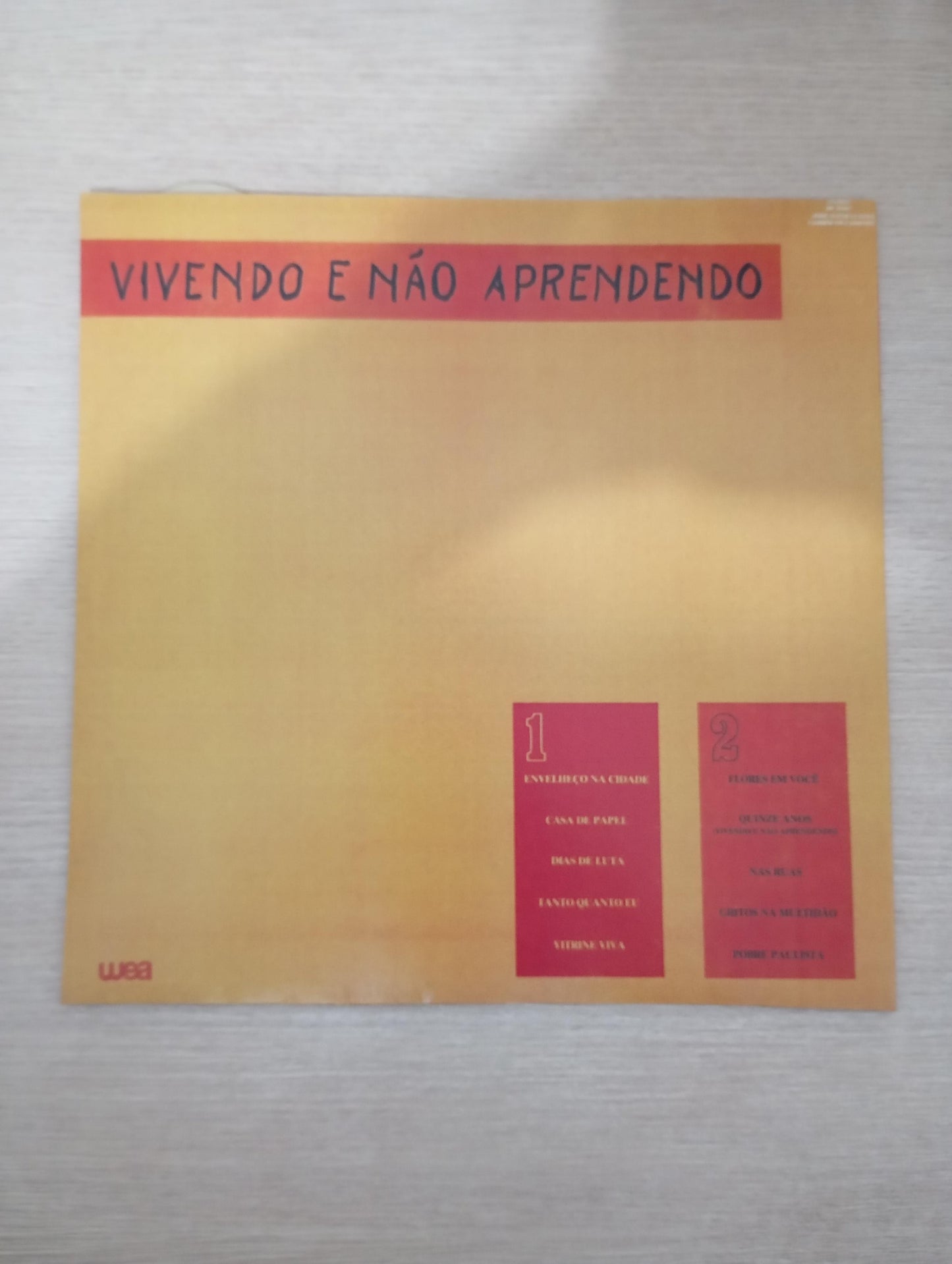 Lp Vinil Ira! Vivendo E Não Aprendendo