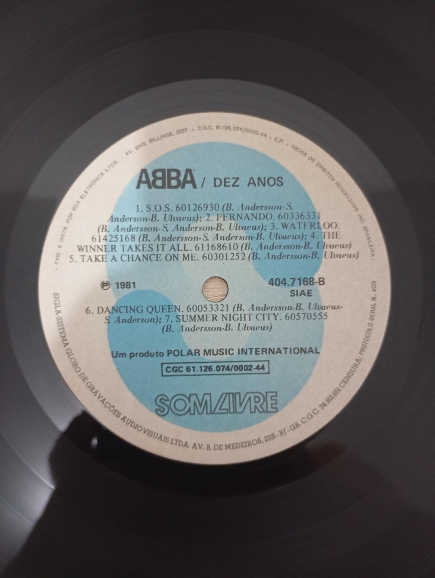 Lp Vinil ABBA Dez Anos