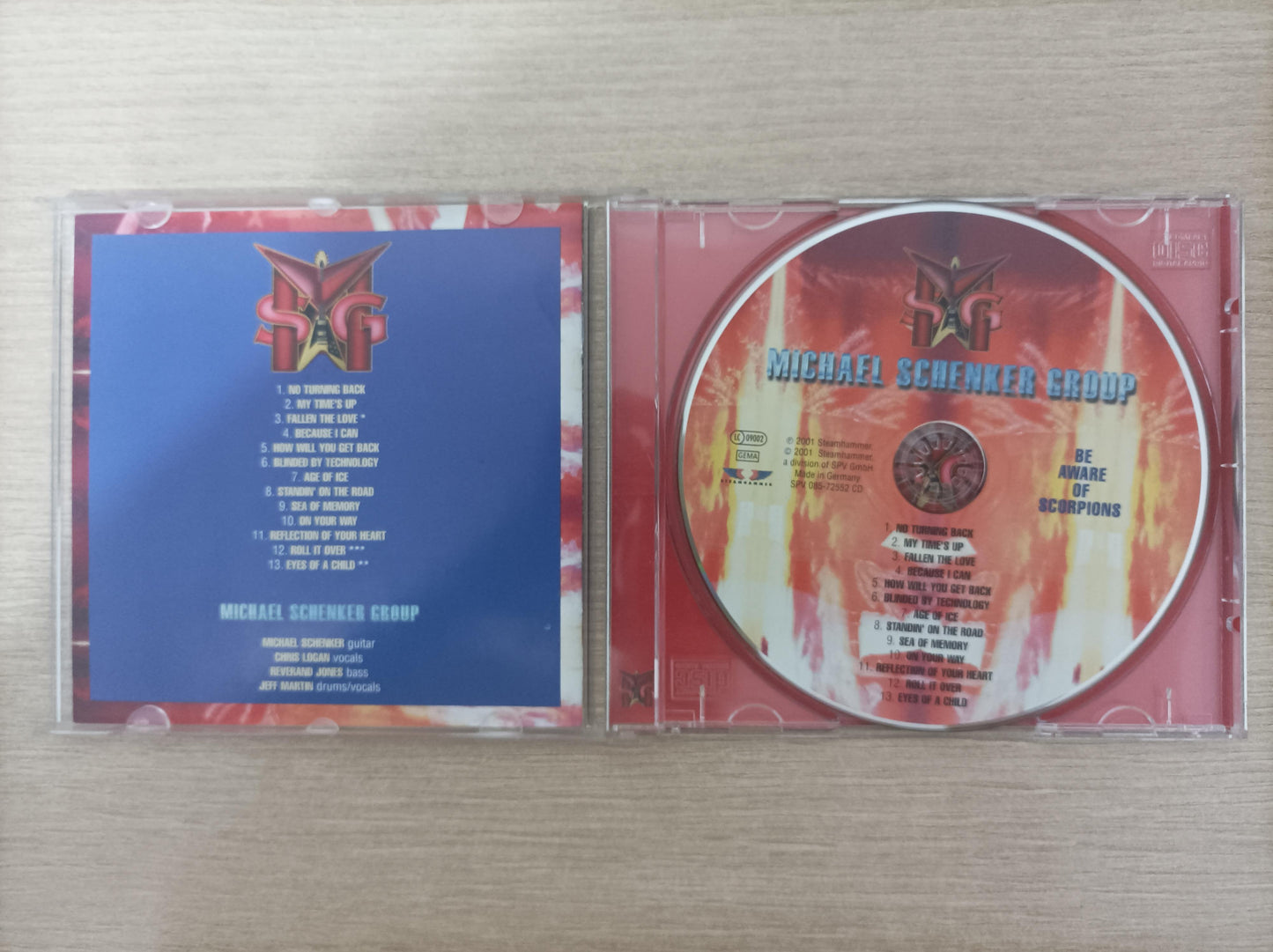 CD The Michael Schenker Group Be Aware Scorpions Importado