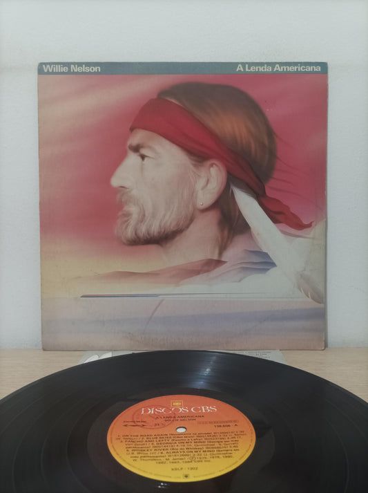 Lp Vinil Willie Nelson A Lenda Americana Com Encarte