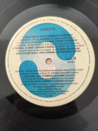 Lp Vinil Amigos Especial da Rede Globo Ao Vivo