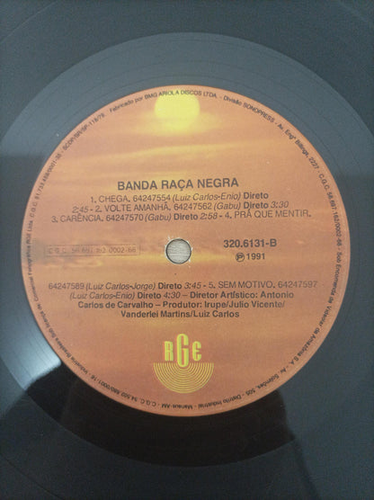 Lp Vinil Raça Negra 1991