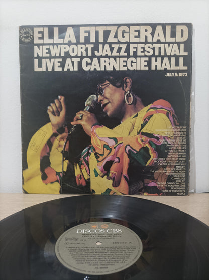 Lp Vinil Ella Fitzgerald Newport Jazz Festival Carnegie Hall