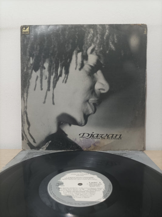 Lp Vinil Djavan Coisa De Acender Com Encarte
