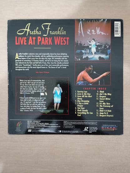 LD LaserDisc Aretha Franklin Live At Park West Importado
