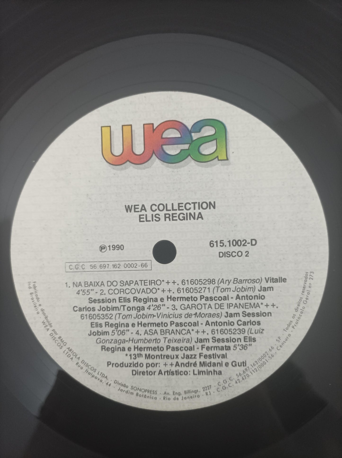 Lp Vinil Box Elis Regina WEA Collection Quádruplo C/ Encarte