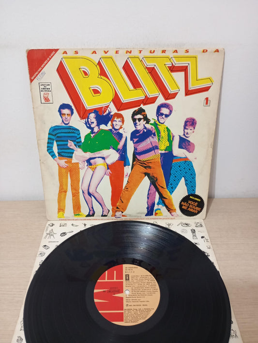 Lp Vinil Blitz As Aventuras Da Blitz Com Encarte