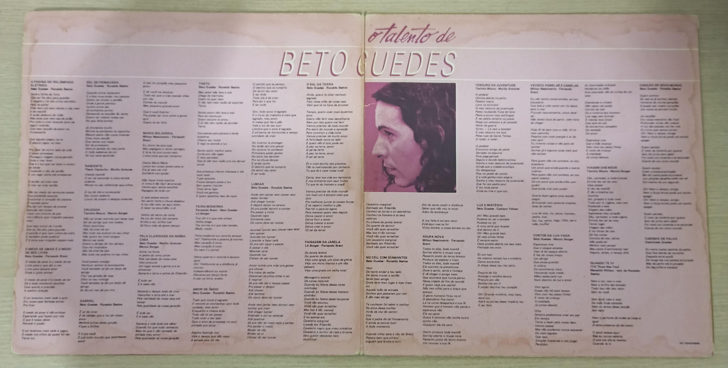 Lp Vinil Beto Guedes O Talento De Beto Guedes Duplo