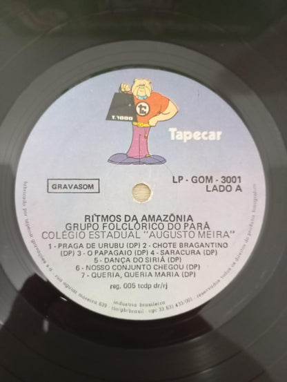 Lp Vinil Grupo Folclórico Do Pará Rítmos Da Amazônia