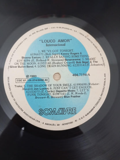 Lp Vinil Louco Amor Internacional Trilha Sonora