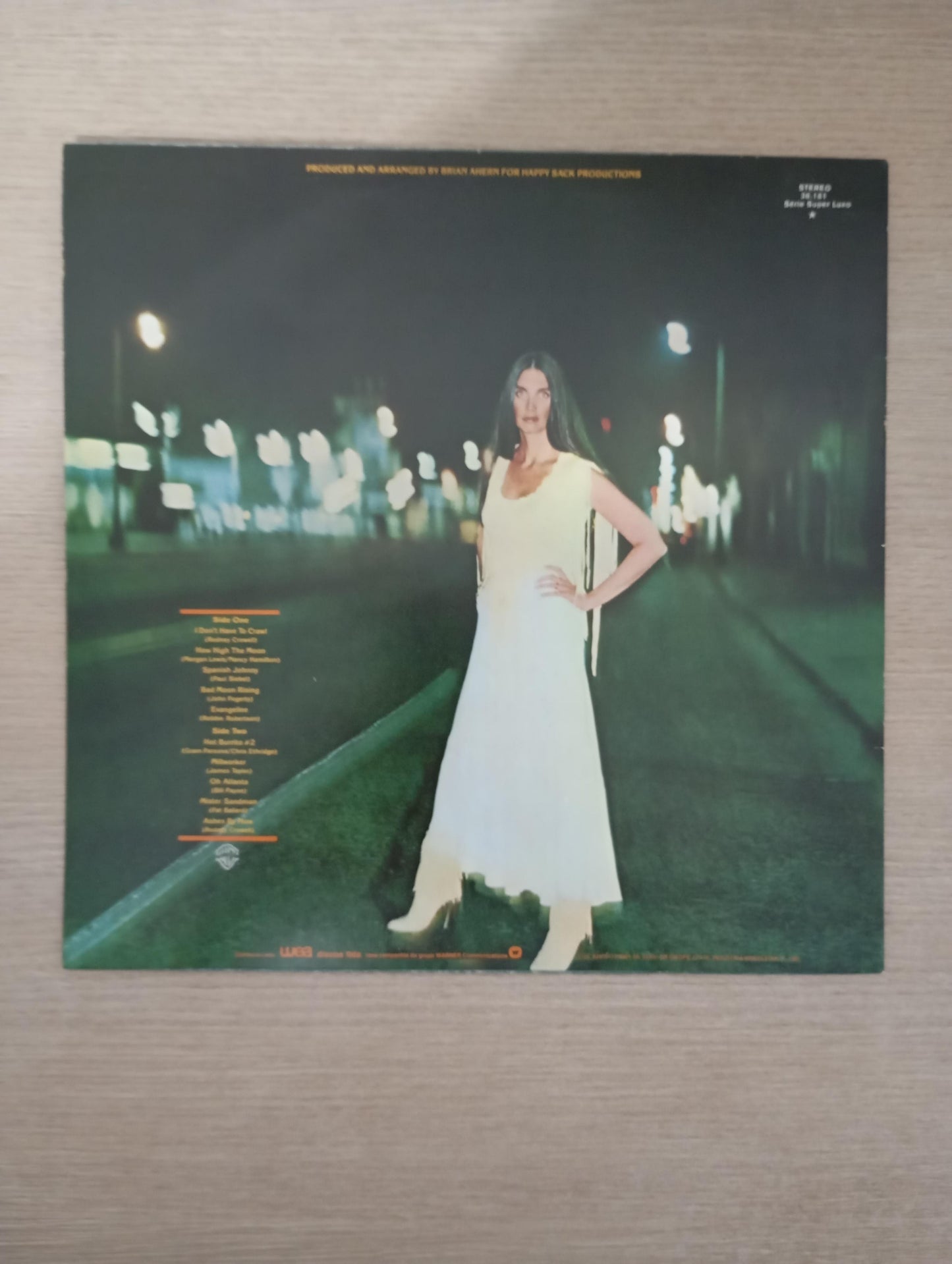 Lp Vinil Emmylou Harris Evangeline Com Encarte