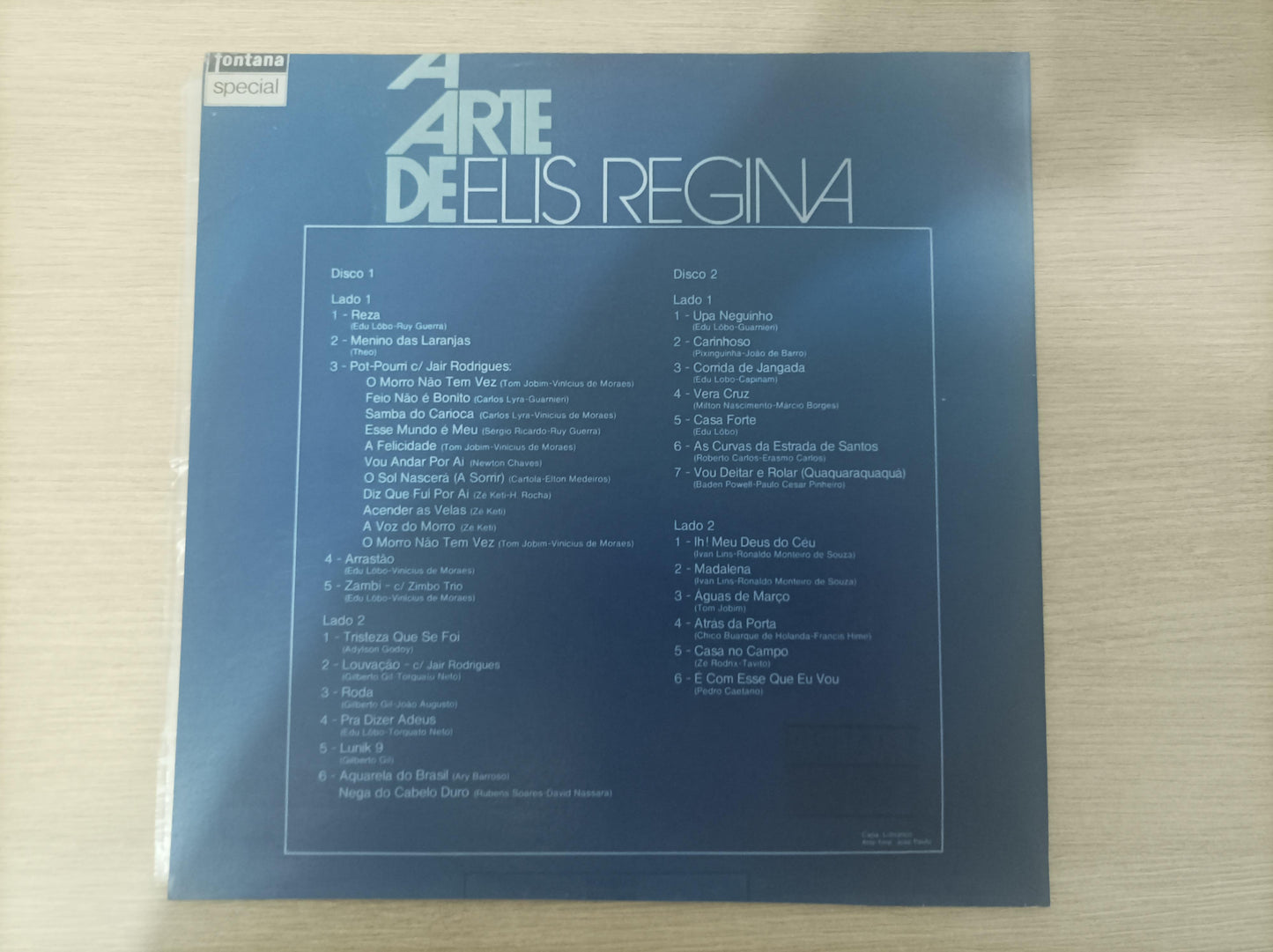 Lp Vinil Elis Regina A arte de Duplo