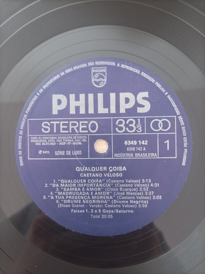 Lp Vinil Caetano Veloso Qualquer Coisa