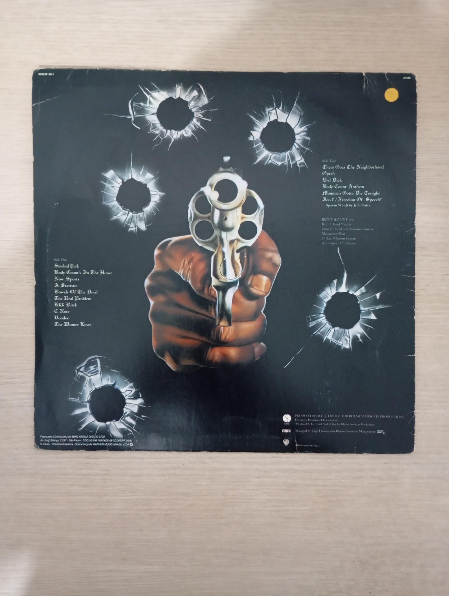 Lp Vinil Body Count 1992 Com Encarte